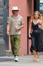ANNABELLE WALLIS and Chris Pine Out in New York 06/25/2019