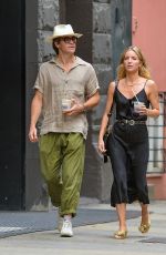 ANNABELLE WALLIS and Chris Pine Out in New York 06/25/2019