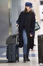 ANNE HATHAWAY at JFK Airport in New York 06/12/2019