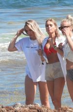 ANNEKEE MOLENAAR and MIKKY KIEMENY at a Beach in Tulum 05/31/2019