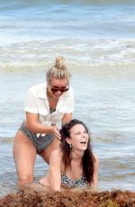 ANNEKEE MOLENAAR and MIKKY KIEMENY at a Beach in Tulum 05/31/2019