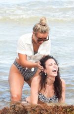 ANNEKEE MOLENAAR and MIKKY KIEMENY at a Beach in Tulum 05/31/2019