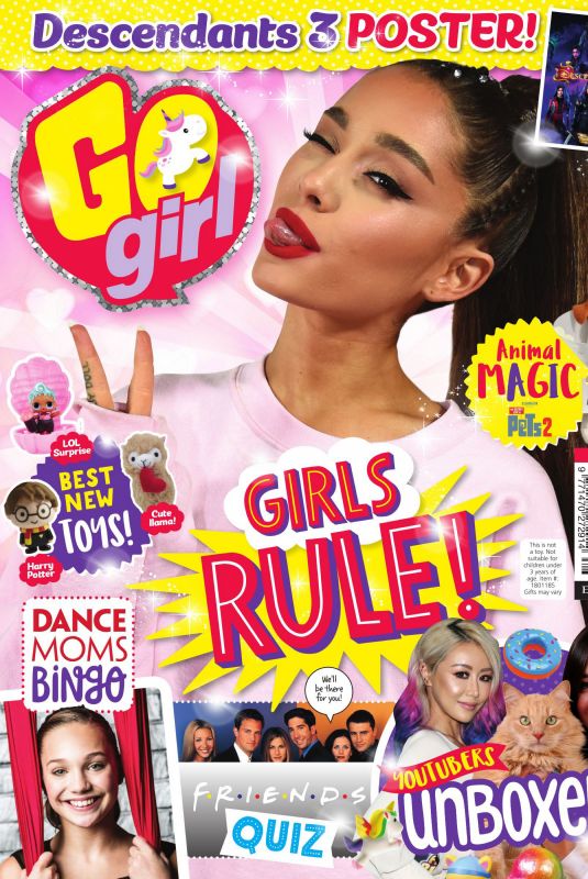 ARIANA GRANDE in Go Girl Magazine, Issue 286, 2019