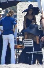 ARIANA GRANDE on the Set of a Photoshoot at a Beach in Boca Raton 06/04/2019