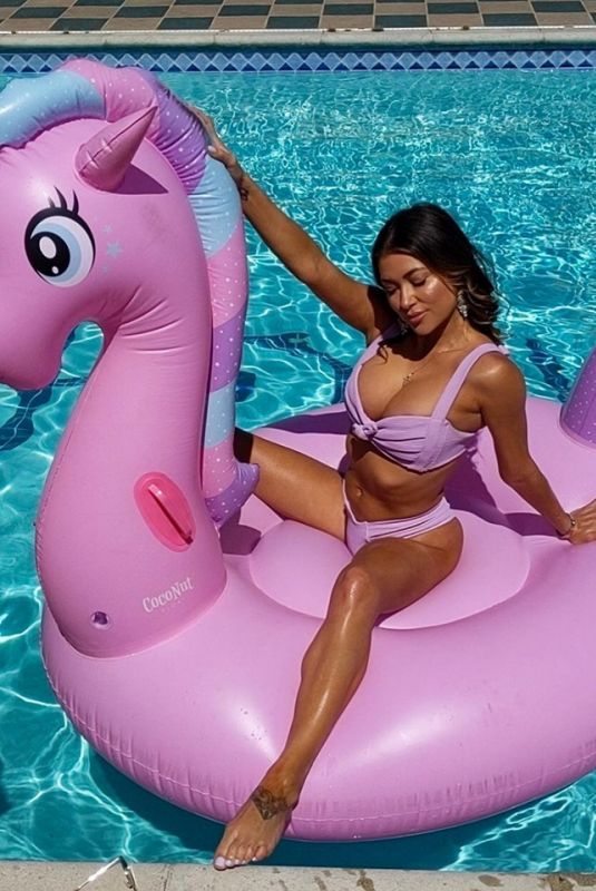 ARIANNY CELESTE in Bikini at Unicorn Infatable - Instagram Pictures 06/23/2019