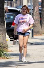 ARIEL WINTER in Denim Shorts Out in Studio City 06/03/2019