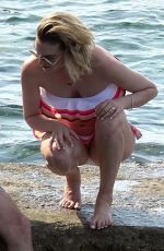 ARIZONA MUSE in Bikini at a Beach in Capri 06/29/2019