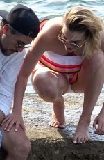 ARIZONA MUSE in Bikini at a Beach in Capri 06/29/2019