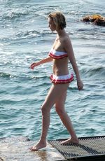 ARIZONA MUSE in Bikini at a Beach in Capri 06/29/2019