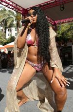 ASHANTI in Bikini Perform at Flamingo Go Pool Dayclub in Las Vegas 06/08/2019
