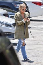 ASHLEE SIMPSON in Ripped Jeans Out in Studio City 06/05/2019