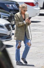 ASHLEE SIMPSON in Ripped Jeans Out in Studio City 06/05/2019