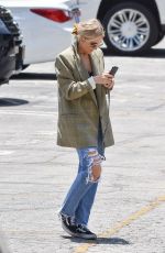 ASHLEE SIMPSON in Ripped Jeans Out in Studio City 06/05/2019