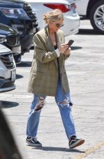 ASHLEE SIMPSON in Ripped Jeans Out in Studio City 06/05/2019