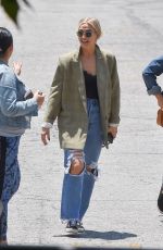 ASHLEE SIMPSON in Ripped Jeans Out in Studio City 06/05/2019