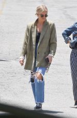 ASHLEE SIMPSON in Ripped Jeans Out in Studio City 06/05/2019