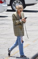 ASHLEE SIMPSON in Ripped Jeans Out in Studio City 06/05/2019