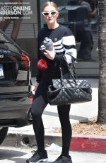 ASHLEE SIMPSON Leaves a Gym in Los Angeles 06/05/2019