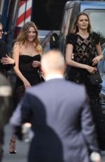ASHLEY BENSON and CARA DELEVINGNE Arrives at Zoe Kravitz and Karl Glusman Wedding in Paris 06/29/2019