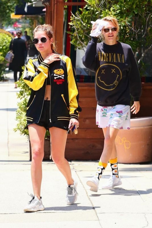 ASHLEY BENSON and CARA DELEVINGNE Out and About in Los Angeles 06/05/2019