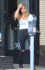ASHLEY BENSON Leaves a Hair Salon in Beverly Hills 06/13/2019