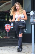ASHLEY BENSON Leaves a Hair Salon in Beverly Hills 06/13/2019