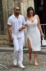 ASHLEY GRAHAM Arrives at Sophie Turner’s Pre-Wedding Party at La Mirande in Avignon 06/28/2019