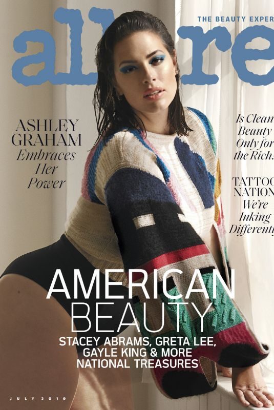 ASHLEY GRAHAM in Allure Magazine, July 2019