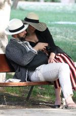 ASHLEY GREENE and Paul Khoury at El Retiro Park in Madrid 06/19/2019