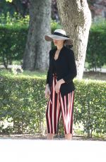 ASHLEY GREENE and Paul Khoury at El Retiro Park in Madrid 06/19/2019