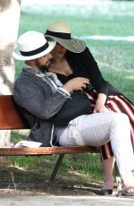 ASHLEY GREENE and Paul Khoury at El Retiro Park in Madrid 06/19/2019