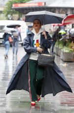 ASHLEY ROBERTS Arrives at Global Radio Studios in London 06/10/2019