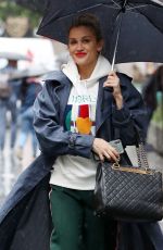 ASHLEY ROBERTS Arrives at Global Radio Studios in London 06/10/2019