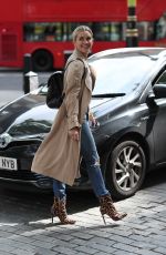 ASHLEY ROBERTS Arrives at Global Radio Studios in London 06/12/2019