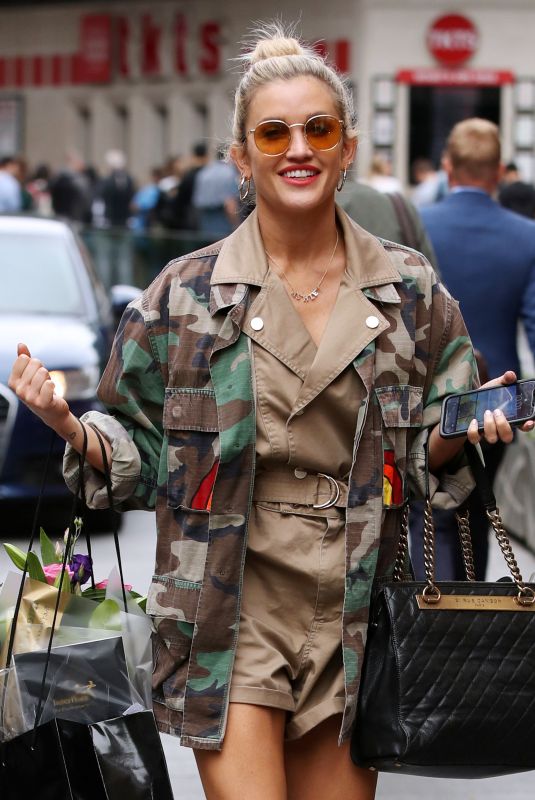 ASHLEY ROBERTS Leaves Global Radio in London 06/04/2019