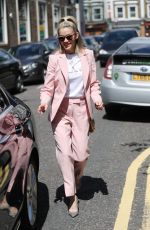ASHLEY ROBERTS Leaves Saturday Kitchen TV Show in London 06/22/2019