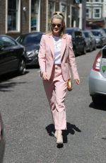 ASHLEY ROBERTS Leaves Saturday Kitchen TV Show in London 06/22/2019