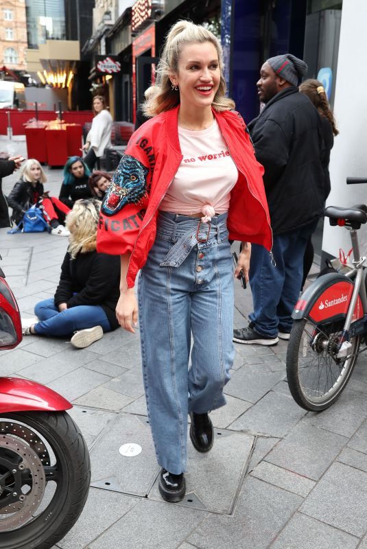 ASHLEY ROBERTS Out and About in London 06/14/2019