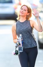 ASHLEY TISDALE Leaves a Gym in Studio City 06/10/2019
