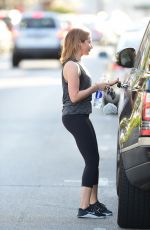 ASHLEY TISDALE Leaves a Gym in Studio City 06/10/2019