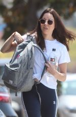 AUBREY PLAZA Arrives at a Gym in Los Angeles 06/05/2019