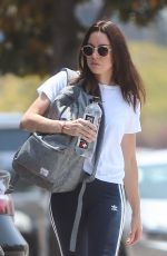 AUBREY PLAZA Arrives at a Gym in Los Angeles 06/05/2019