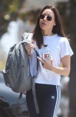 AUBREY PLAZA Arrives at a Gym in Los Angeles 06/05/2019