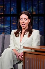 AUBREY PLAZA at Late Night with Seth Meyers 06/20/2019