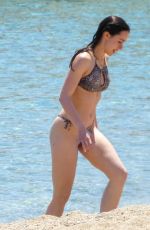 AURORA RAMAZOTTI in Bikini at a Beach in Mykonos 06/06/2019