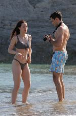 AURORA RAMAZOTTI in Bikini at a Beach in Mykonos 06/09/2019