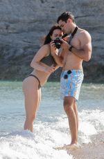 AURORA RAMAZOTTI in Bikini at a Beach in Mykonos 06/09/2019