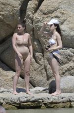 AURORA RAMAZZOTTI in Bikini with Friends in Greece 06/07/2019