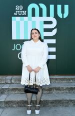 BEANIE FELDSTEIN at Miu Miu Club Event in Paris 06/29/2019