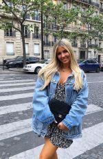BEATRICE BOUCHARD in Paris - Instagram Pictures, June 2019